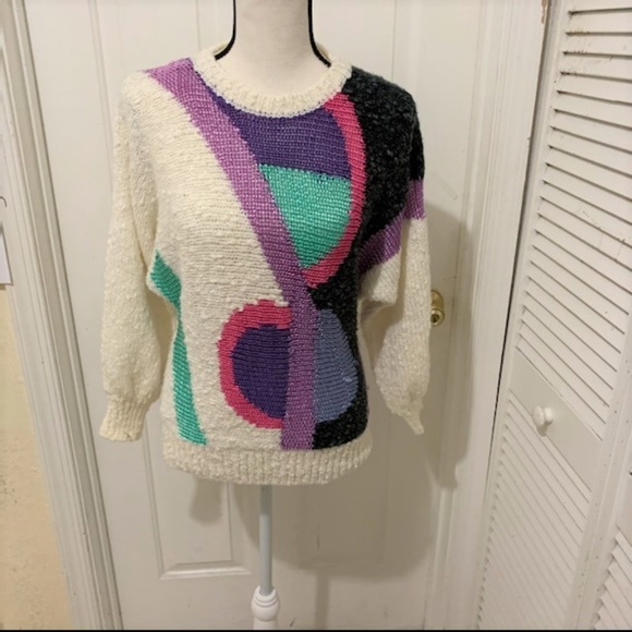 Vintage Eddie Dassin Dolman Sleeve Pullover - Picture 1 of 6